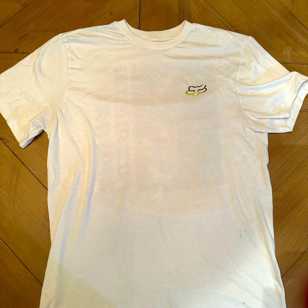 Fox Racing, Men’s Medium, White with Purple and Yellow